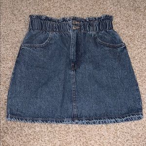 bershka jean skirt